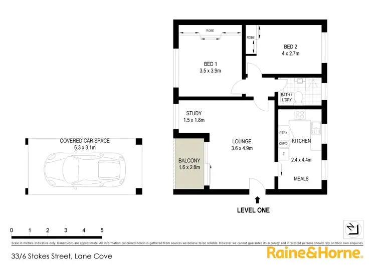 Floorplan of Homely apartment listing, 33/6 Stokes Street, Lane Cove NSW 2066