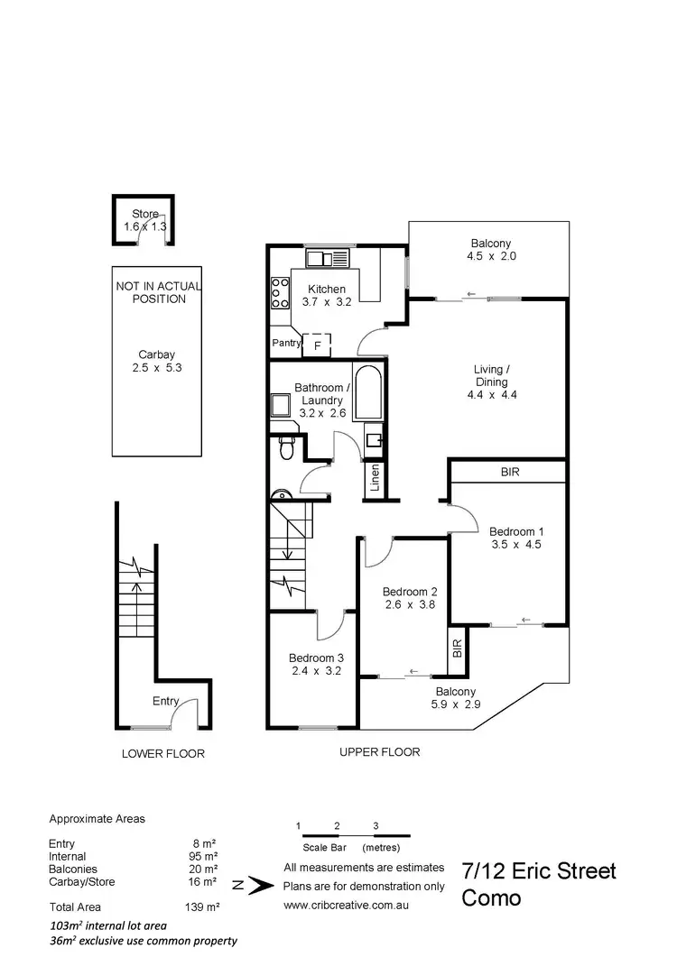 Floorplan of Homely apartment listing, 7/12 Eric Street, Como WA 6152