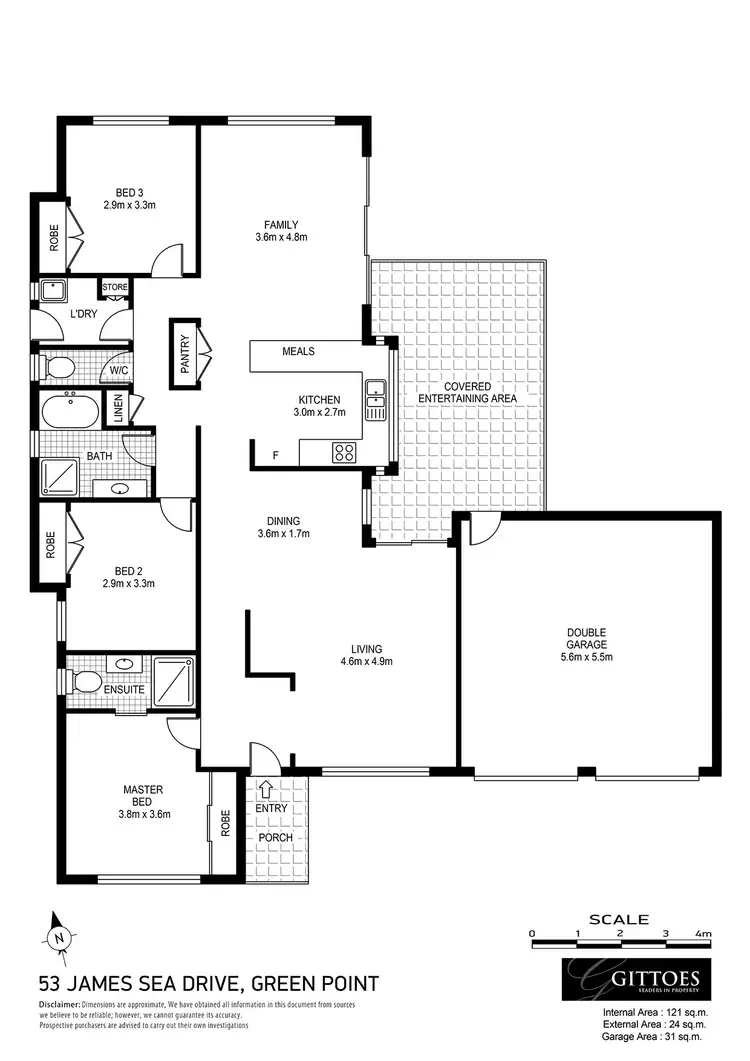Floorplan of Homely house listing, 53 James Sea Drive, Green Point NSW 2251