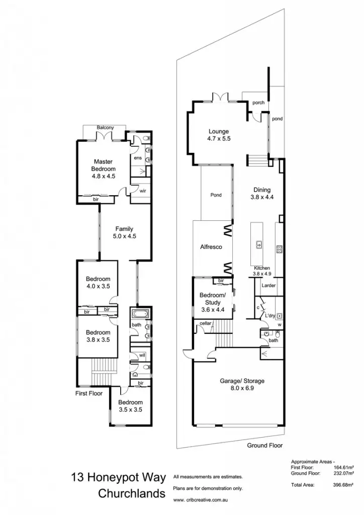 Floorplan of Homely house listing, 13 Honeypot Way, Churchlands WA 6018