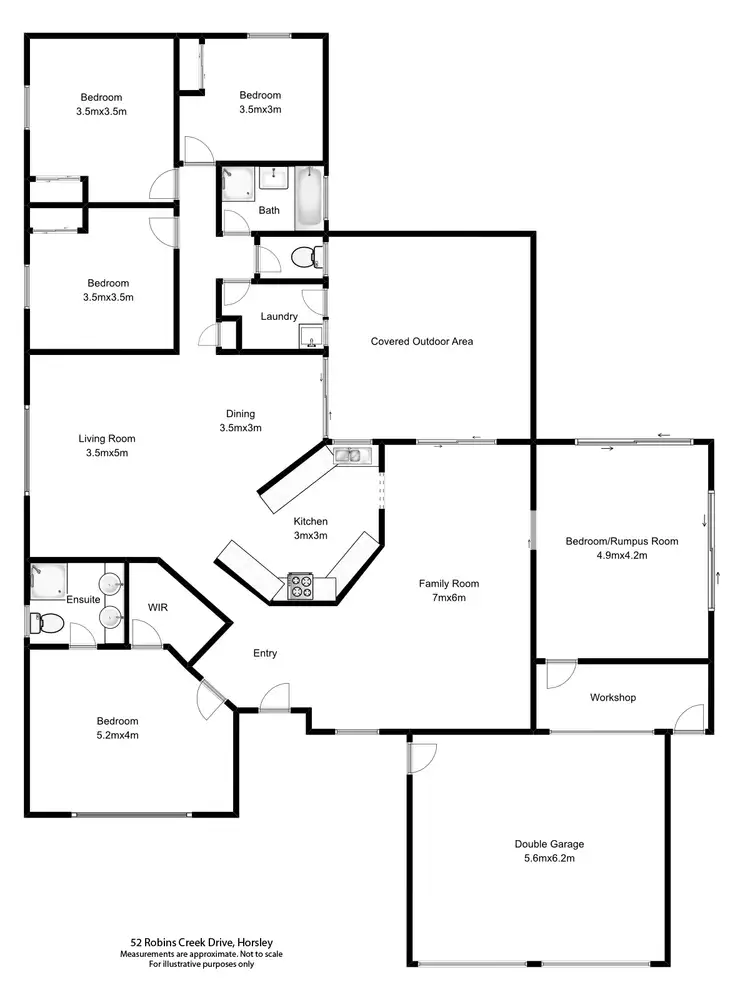Floorplan of Homely house listing, 52 Robins Creek Drive, Horsley NSW 2530