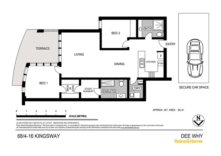 Floorplan of Homely unit listing, 68/4-16 Kingsway, Dee Why NSW 2099
