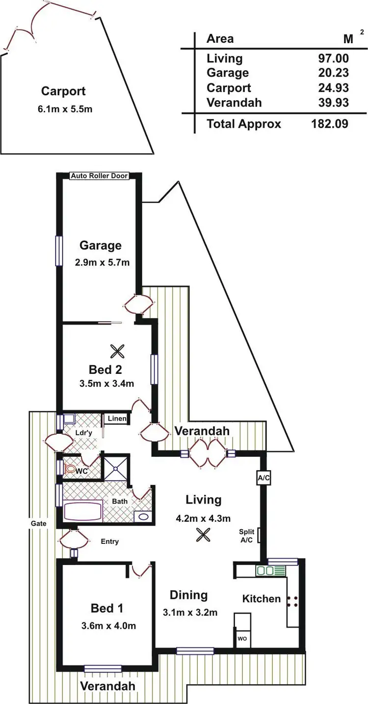 Floorplan of Homely house listing, 5/5 Scheibener Terrace, Gawler SA 5118