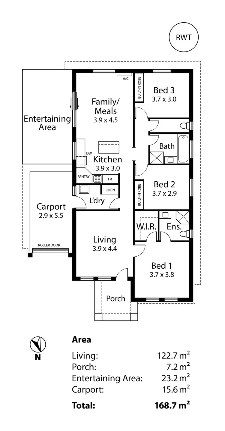 Floorplan of Homely house listing, 4 Brackla Court, Strathalbyn SA 5255
