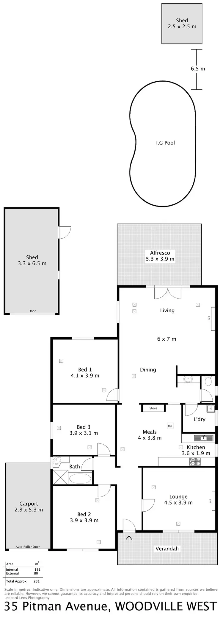 Floorplan of Homely house listing, 35 Pitman Avenue, Woodville West SA 5011
