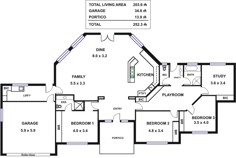 Floorplan of Homely house listing, 1344 Old Sturt Highway, Berri SA 5343