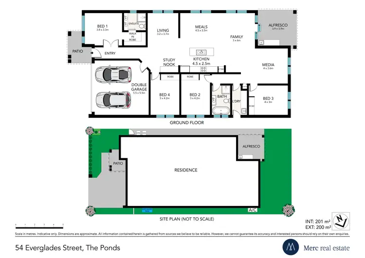 Floorplan of Homely house listing, 54 Everglades Street, The Ponds NSW 2769