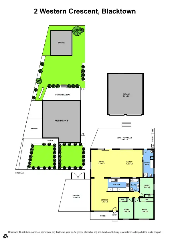 Floorplan of Homely house listing, 2 Western Crescent, Blacktown NSW 2148