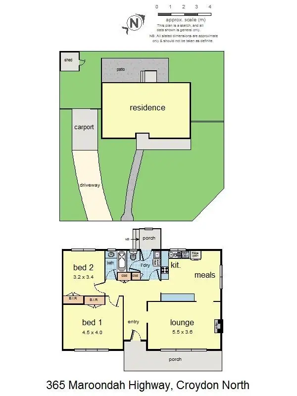 Floorplan of Homely house listing, 365 Maroondah Highway, Croydon North VIC 3136