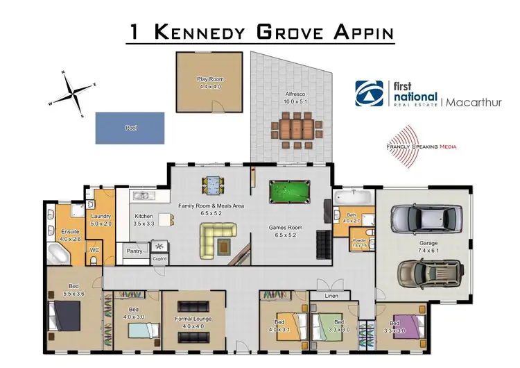 Floorplan of Homely house listing, 1 Kennedy Grove, Appin NSW 2560