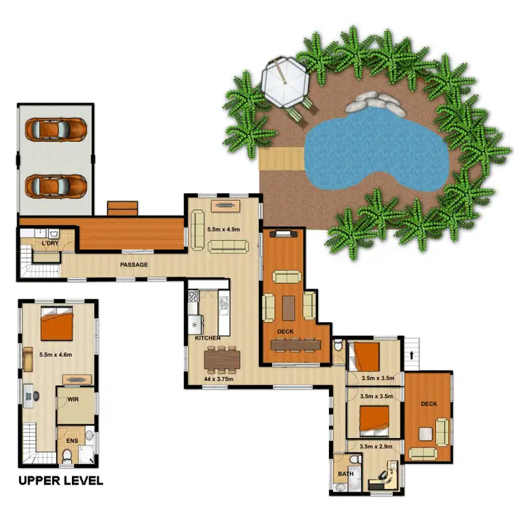 Floorplan of Homely house listing, 2-4 Coachwood Drive, Jimboomba QLD 4280