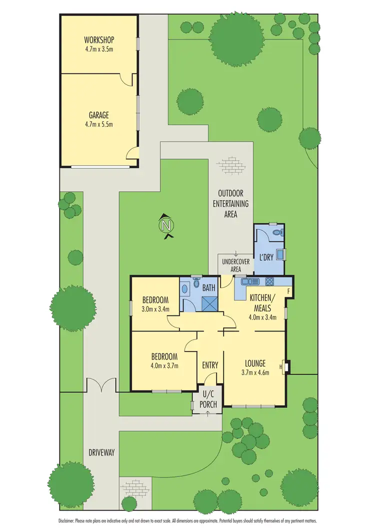 Floorplan of Homely house listing, 16 Burns Street, Maidstone VIC 3012