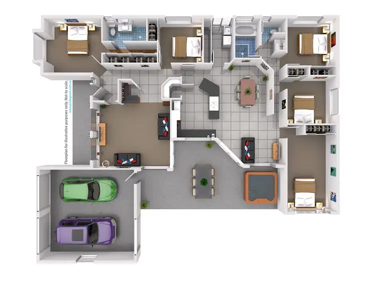 Floorplan of Homely house listing, 114 Kaloona Drive, Bourkelands NSW 2650