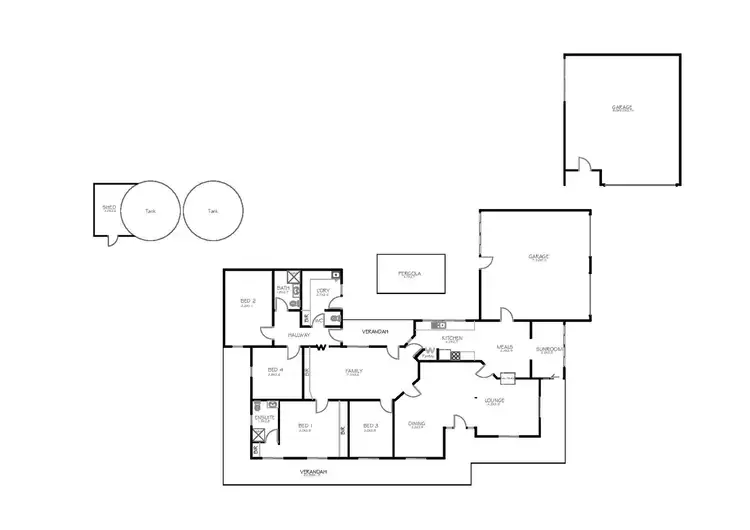 Floorplan of Homely house listing, 1 Lawson Drive, Port Lincoln SA 5606