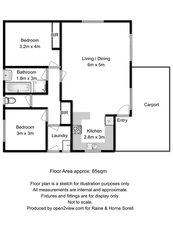 Floorplan of Homely unit listing, 1/133 Main Road, Sorell TAS 7172