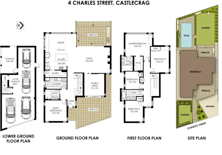 Floorplan of Homely house listing, 4 Charles Street, Castlecrag NSW 2068