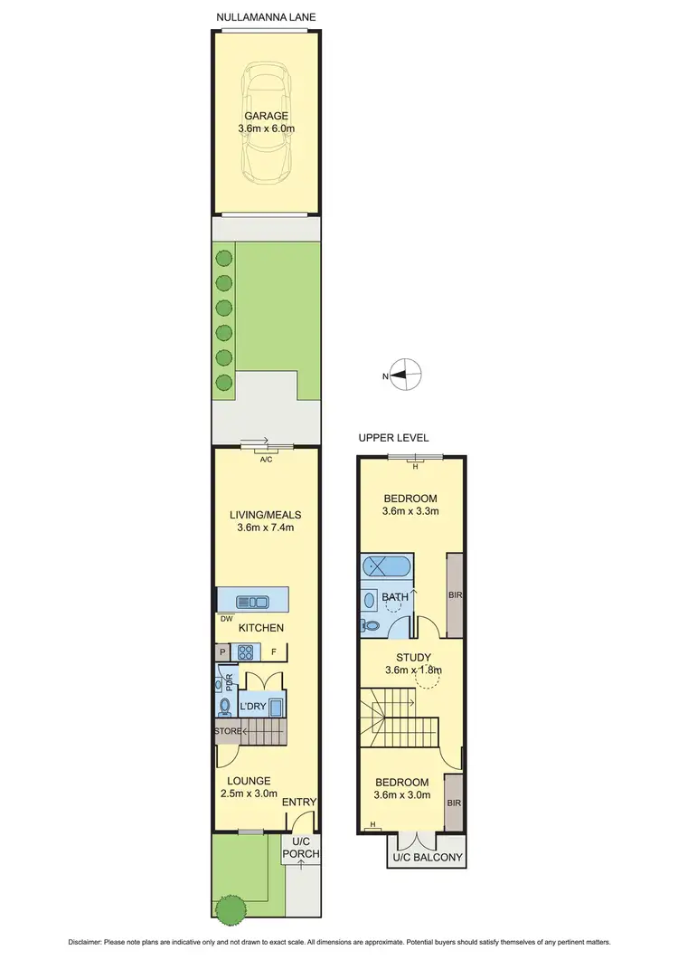 Floorplan of Homely townhouse listing, 61 Barron Street, Tarneit VIC 3029