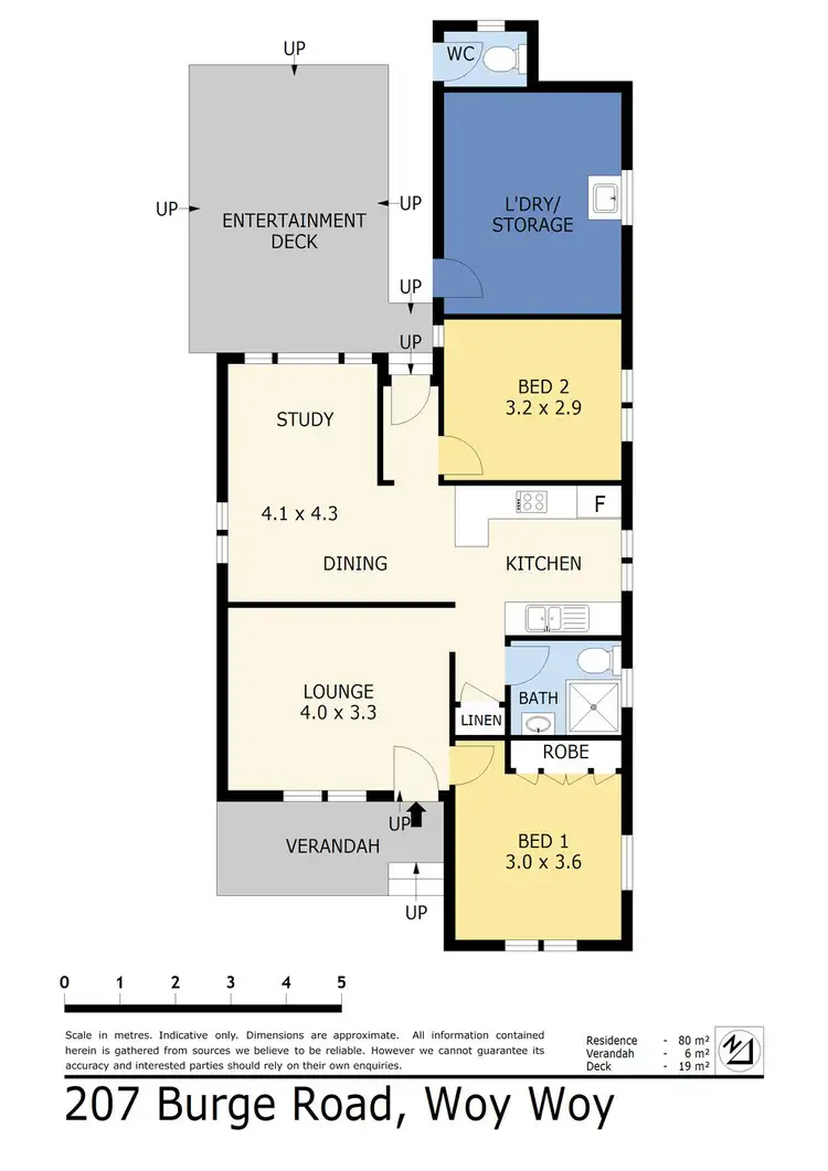 Floorplan of Homely house listing, 207 Burge Road, Woy Woy NSW 2256