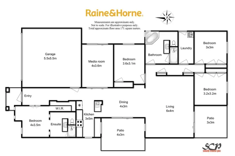 Floorplan of Homely house listing, 13 John Penn Drive, Tomakin NSW 2537