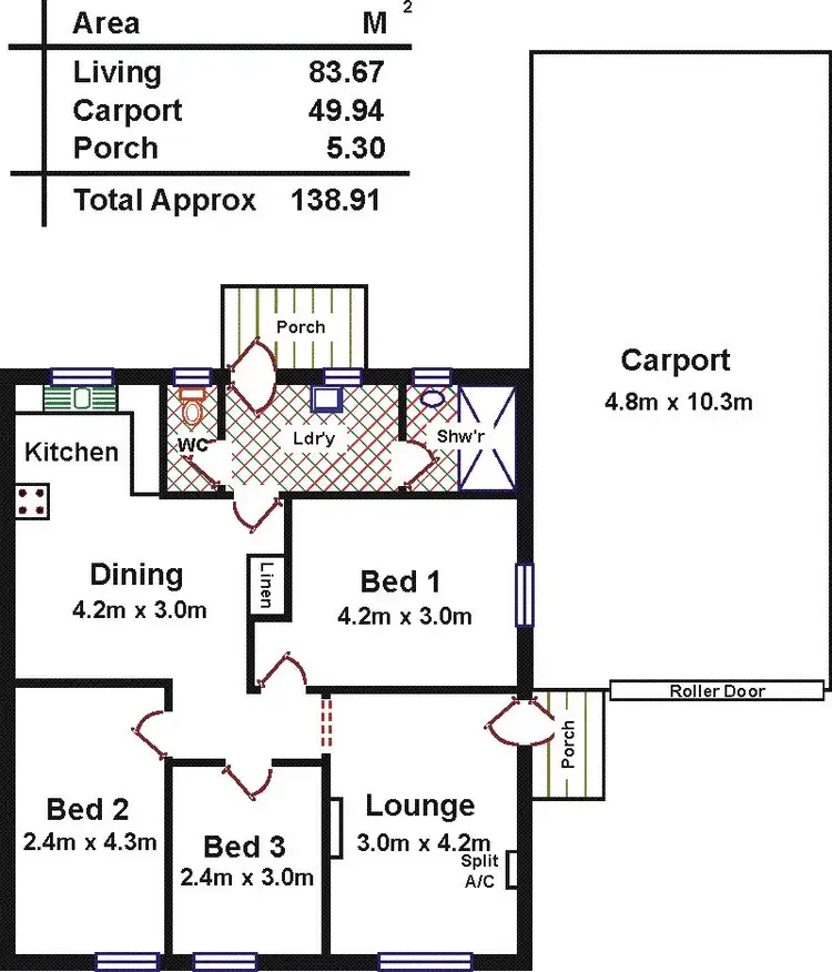 Floorplan of Homely house listing, 32 Hornet Crescent, Elizabeth East SA 5112