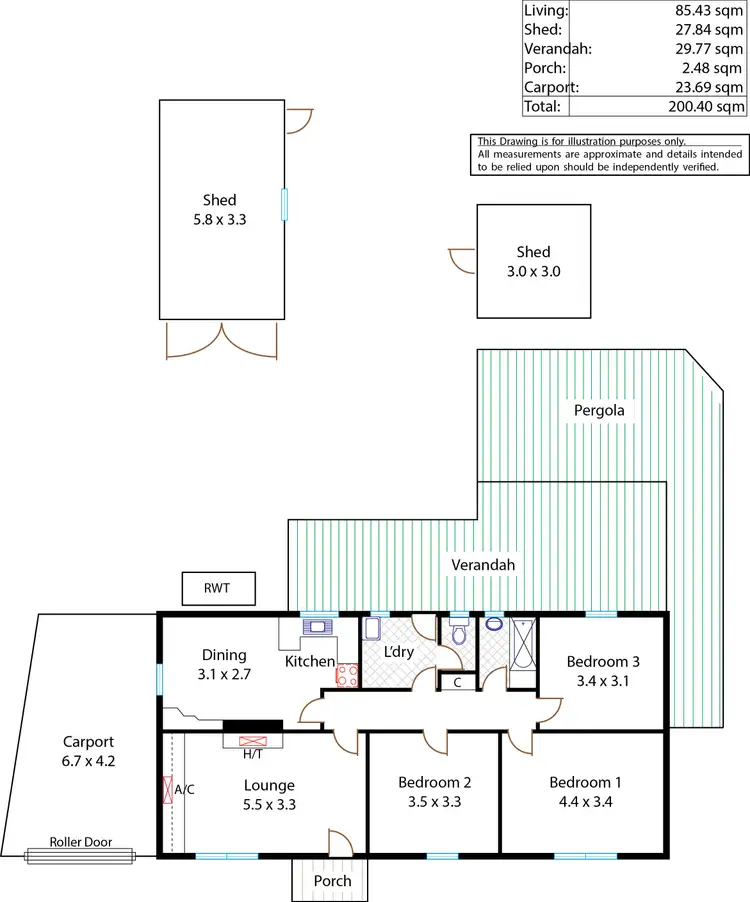 Floorplan of Homely house listing, 11 Grimstead Road, Elizabeth North SA 5113