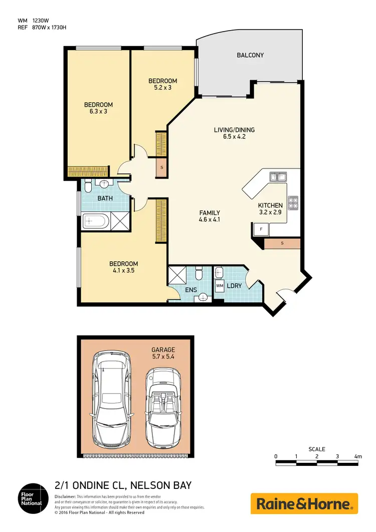 Floorplan of Homely apartment listing, 2/1 Ondine Close, Nelson Bay NSW 2315