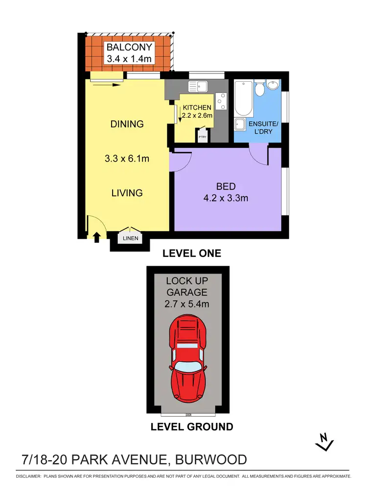 Floorplan of Homely apartment listing, 7/18 Park Avenue, Burwood NSW 2134