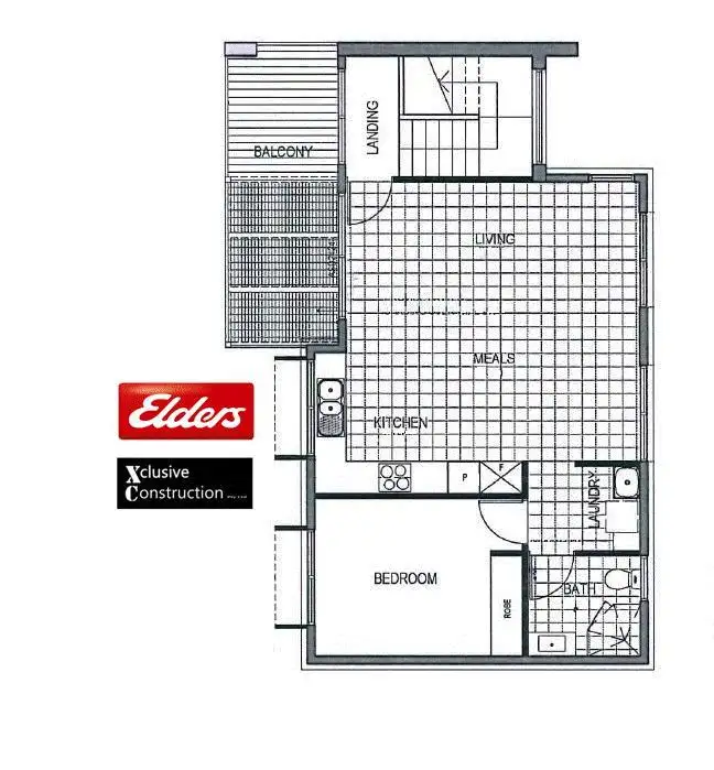 Floorplan of Homely semi-detached listing, 3B Daniel Street, Googong NSW 2620