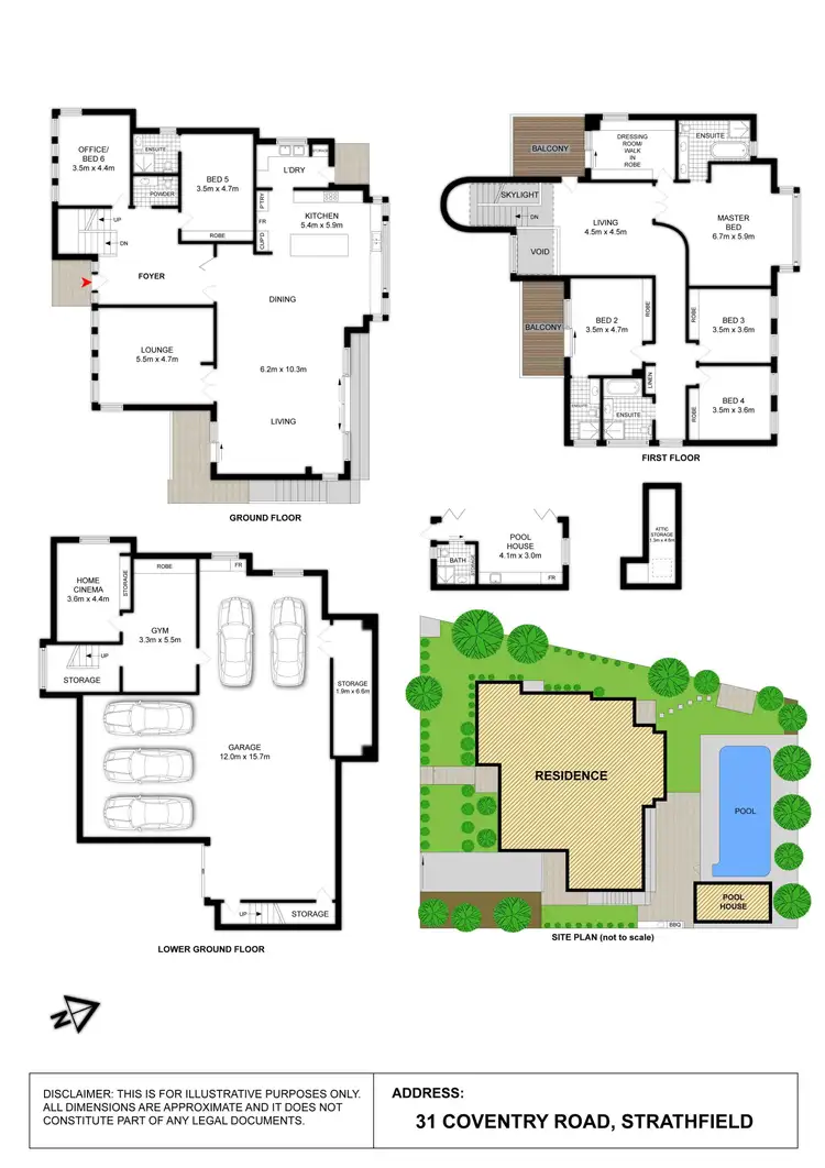 Floorplan of Homely house listing, 31 COVENTRY ROAD, Strathfield NSW 2135