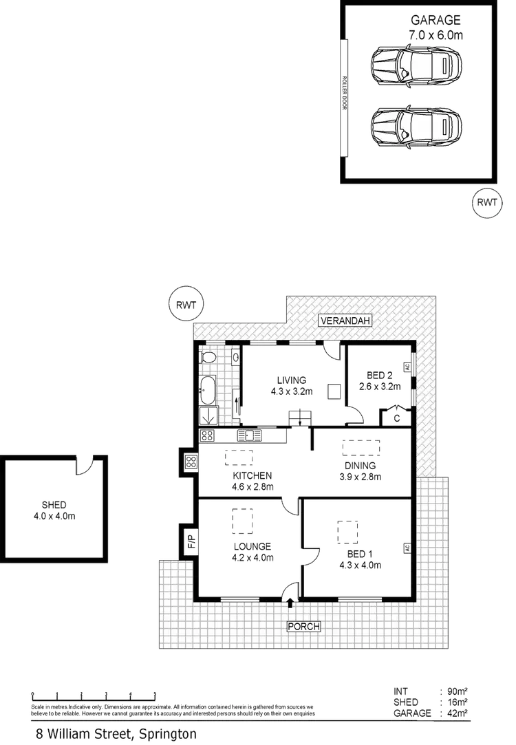 Floorplan of Homely house listing, 8 William Street, Springton SA 5235