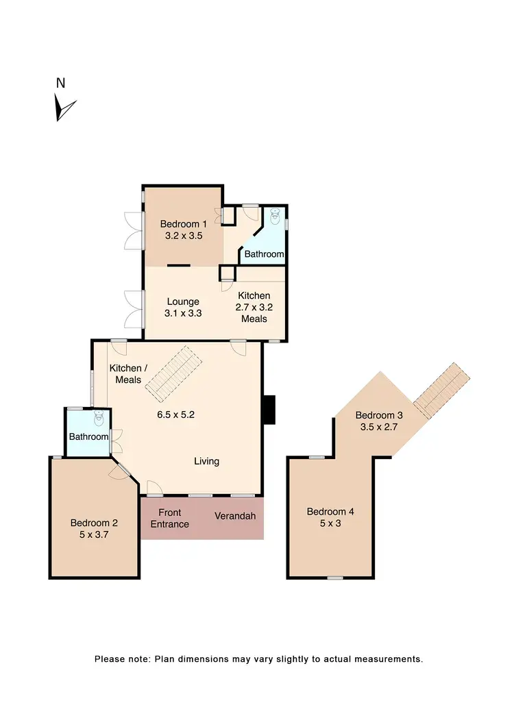 Floorplan of Homely house listing, 34 Hopetoun Street, Ballarat East VIC 3350
