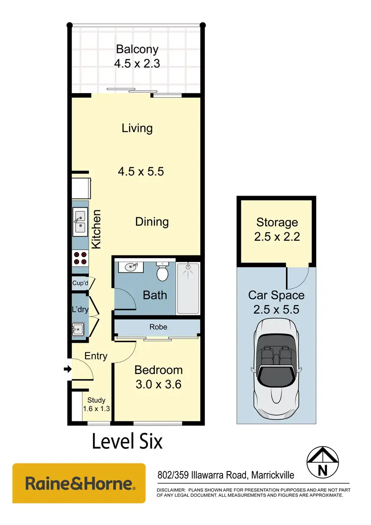 Floorplan of Homely apartment listing, C802/359 Illawarra Road, Marrickville NSW 2204