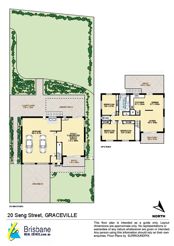 Floorplan of Homely house listing, 20 Seng Street, Graceville QLD 4075