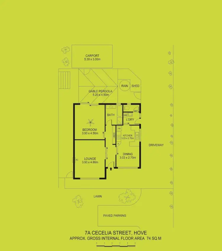 Floorplan of Homely house listing, 7a Cecelia Street, Hove SA 5048