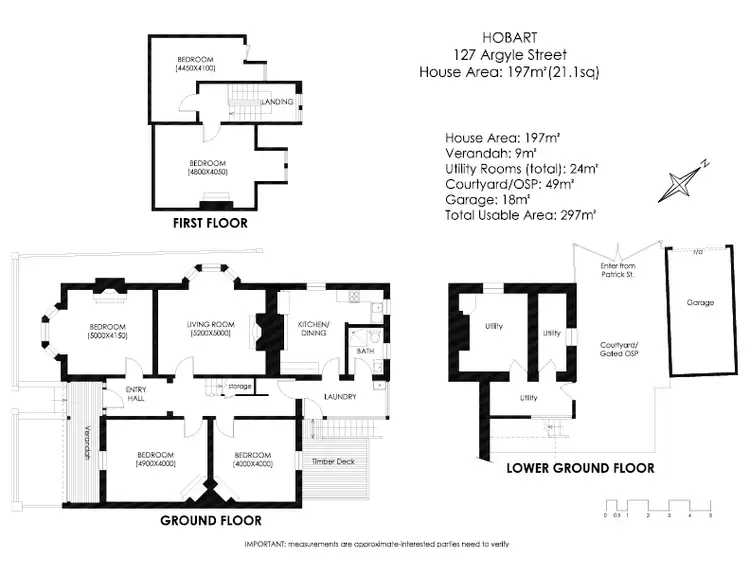 Floorplan of Homely house listing, 127 Argyle Street, Hobart TAS 7000
