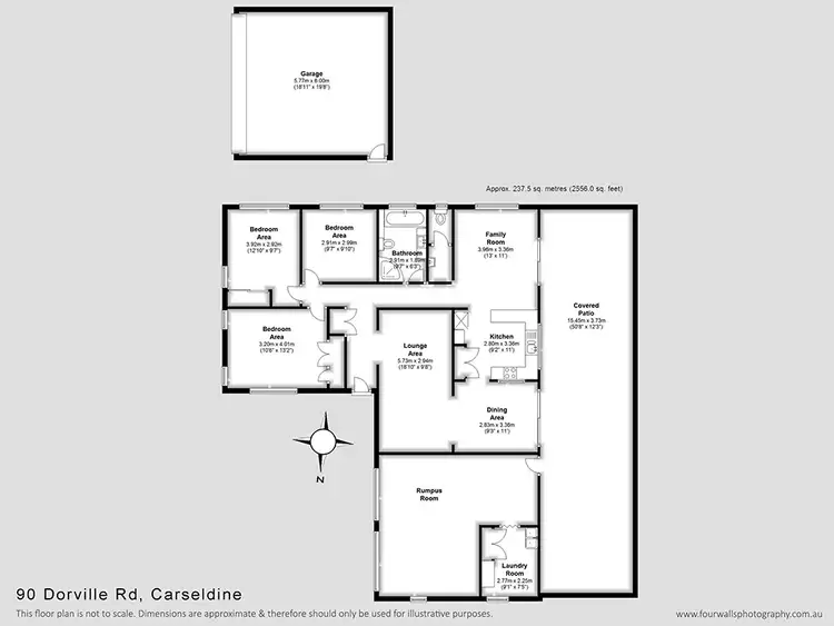 Floorplan of Homely house listing, 90 Dorville Road, Carseldine QLD 4034