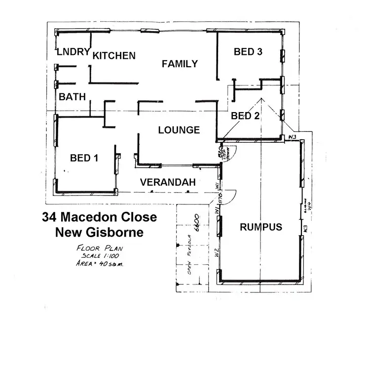 Floorplan of Homely house listing, 34 Macedon Close, New Gisborne VIC 3438