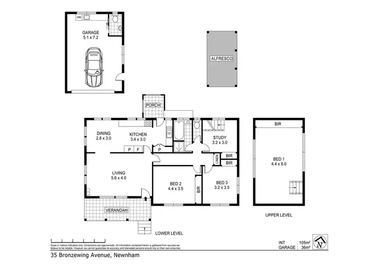Floorplan of Homely house listing, 35 Bronzewing Avenue, Newnham TAS 7248