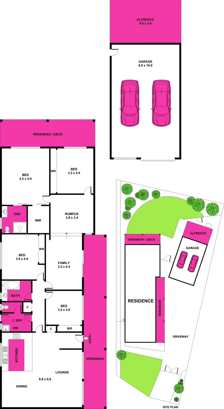 Floorplan of Homely house listing, 7 Caralee Court, Ocean Grove VIC 3226