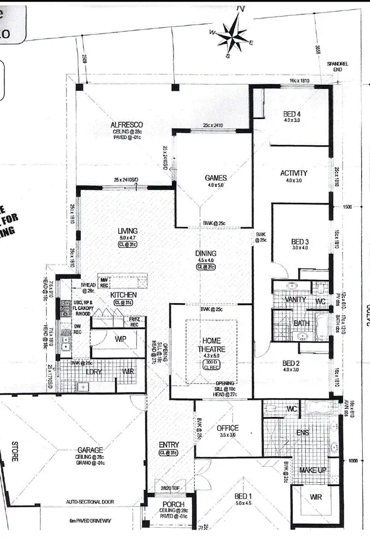 Floorplan of Homely house listing, 60 Chittick Way, Yanchep WA 6035