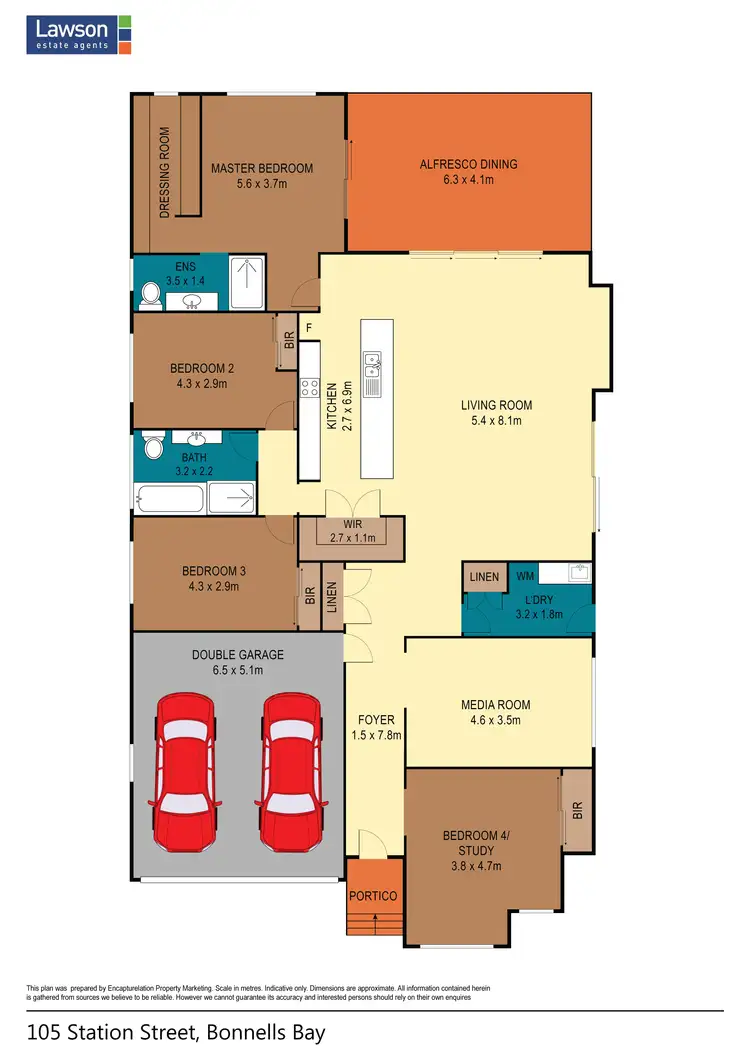 Floorplan of Homely house listing, 105 Station Street, Bonnells Bay NSW 2264