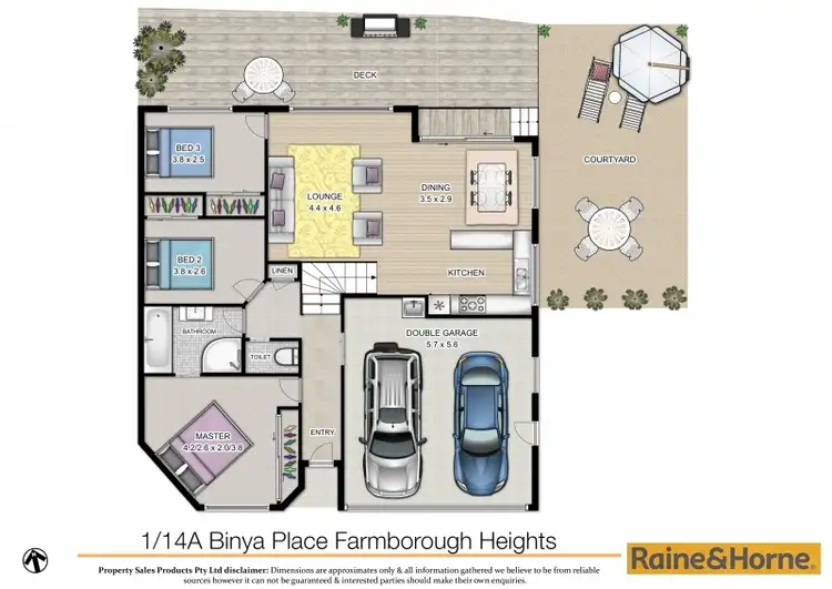 Floorplan of Homely semi-detached listing, 1/14 A Binya Place, Farmborough Heights NSW 2526