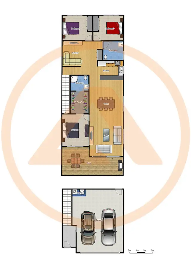 Floorplan of Homely terrace listing, 67 O'Reilly Crescent, Springfield Lakes QLD 4300