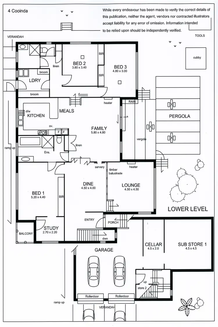 Floorplan of Homely house listing, 4 Cooinda Crescent, Athelstone SA 5076