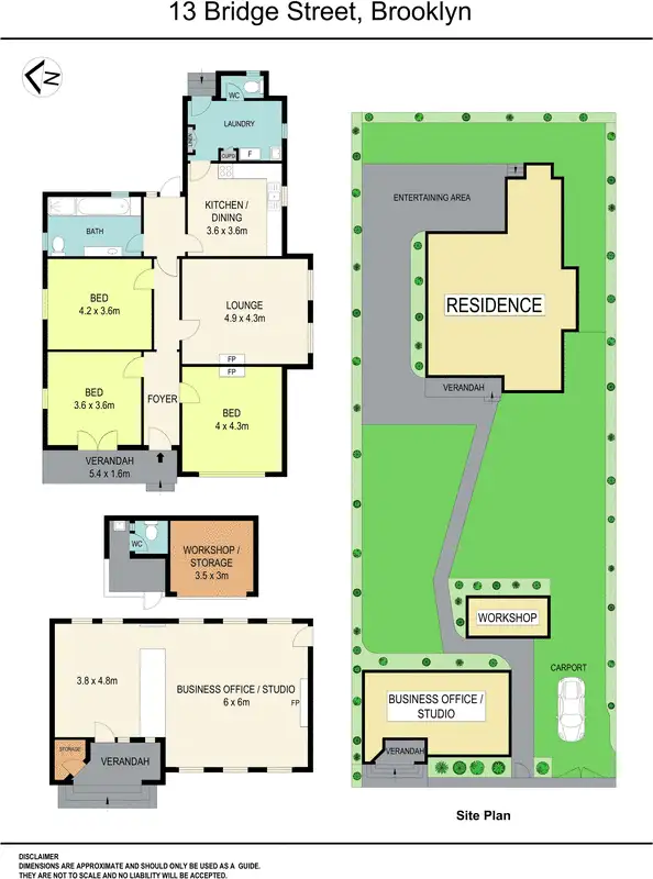 Floorplan of Homely house listing, 13 Bridge Street, Brooklyn NSW 2083