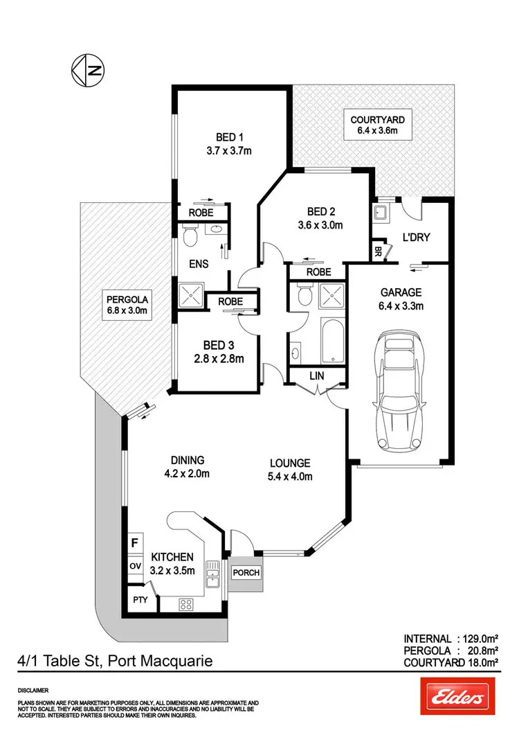 Floorplan of Homely villa listing, 4/1 Table Street, Port Macquarie NSW 2444
