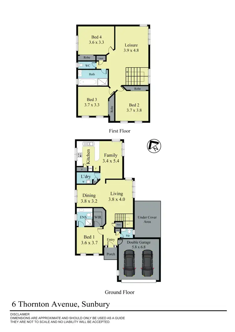 Floorplan of Homely house listing, 6 Thornton Avenue, Sunbury VIC 3429