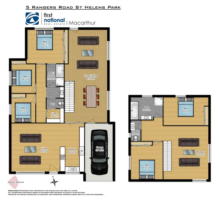 Floorplan of Homely house listing, 5 Rangers Road, St Helens Park NSW 2560