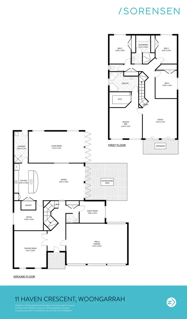 Floorplan of Homely house listing, 11 Haven Crescent, Woongarrah NSW 2259
