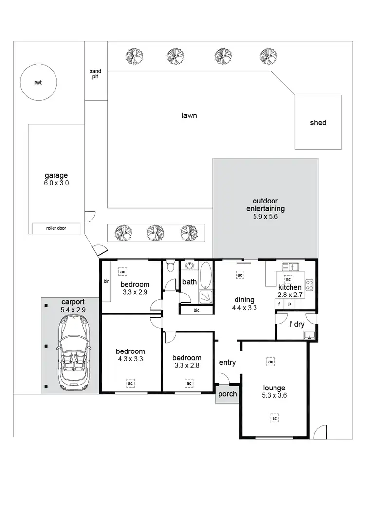 Floorplan of Homely house listing, 18 Lee Avenue, Happy Valley SA 5159